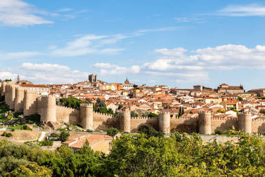 vista aerea de avila