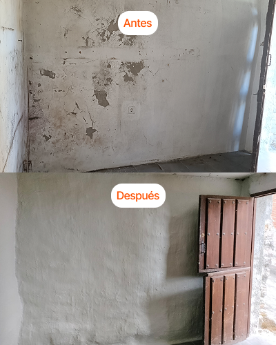 Vivienda arreglada de humedad por capilaridad