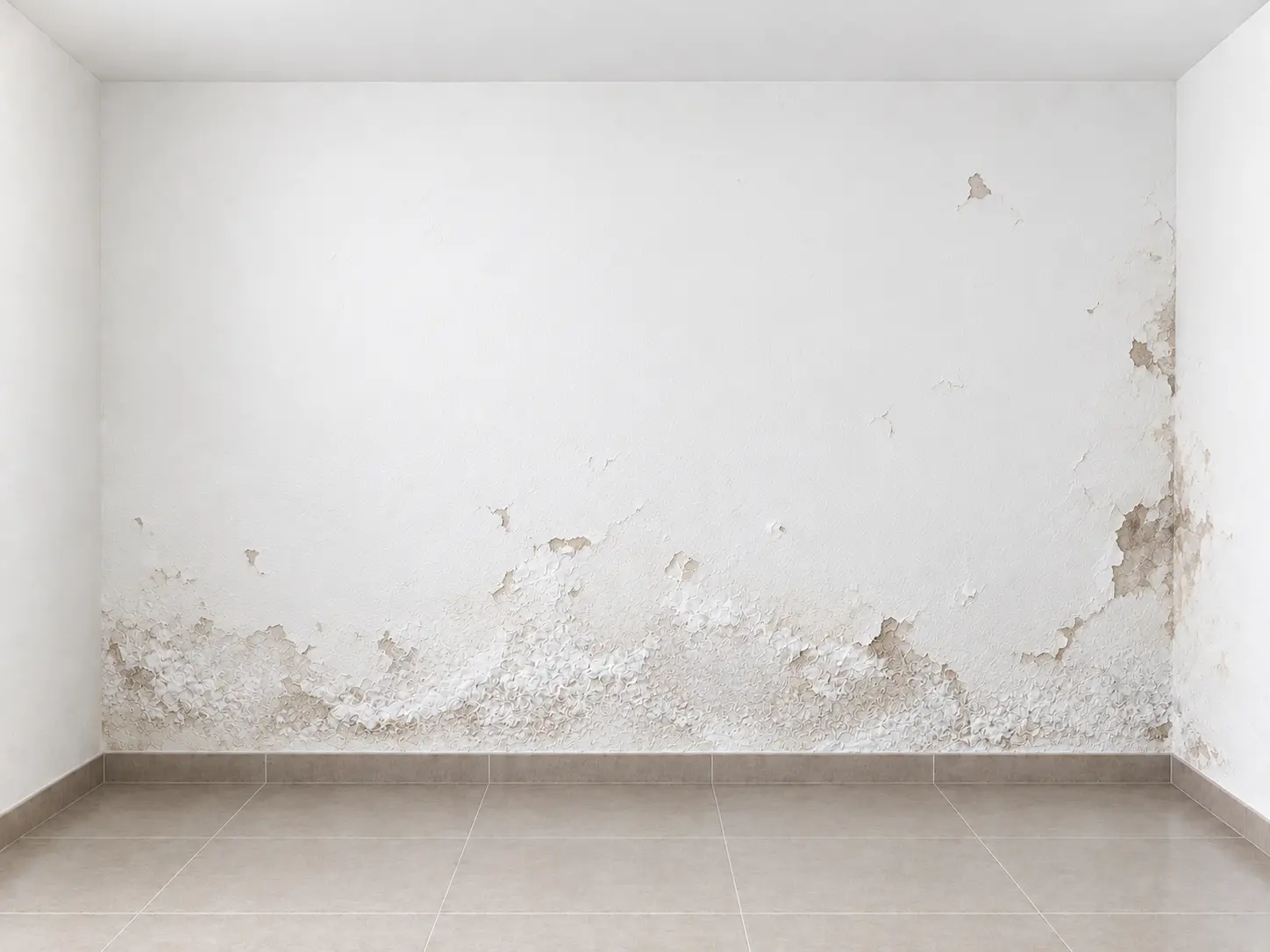 Manchas de humedad en la pared