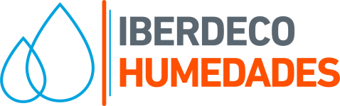 Logotipo Iberdeco Humedades sobre fondo blanco